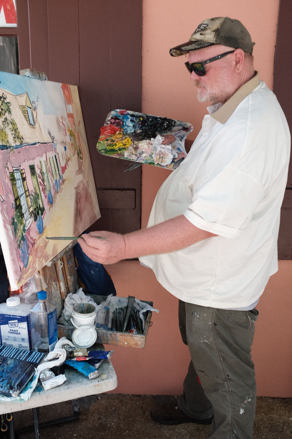 Obediah Hunter Paints St. Augustine One Day At A Time