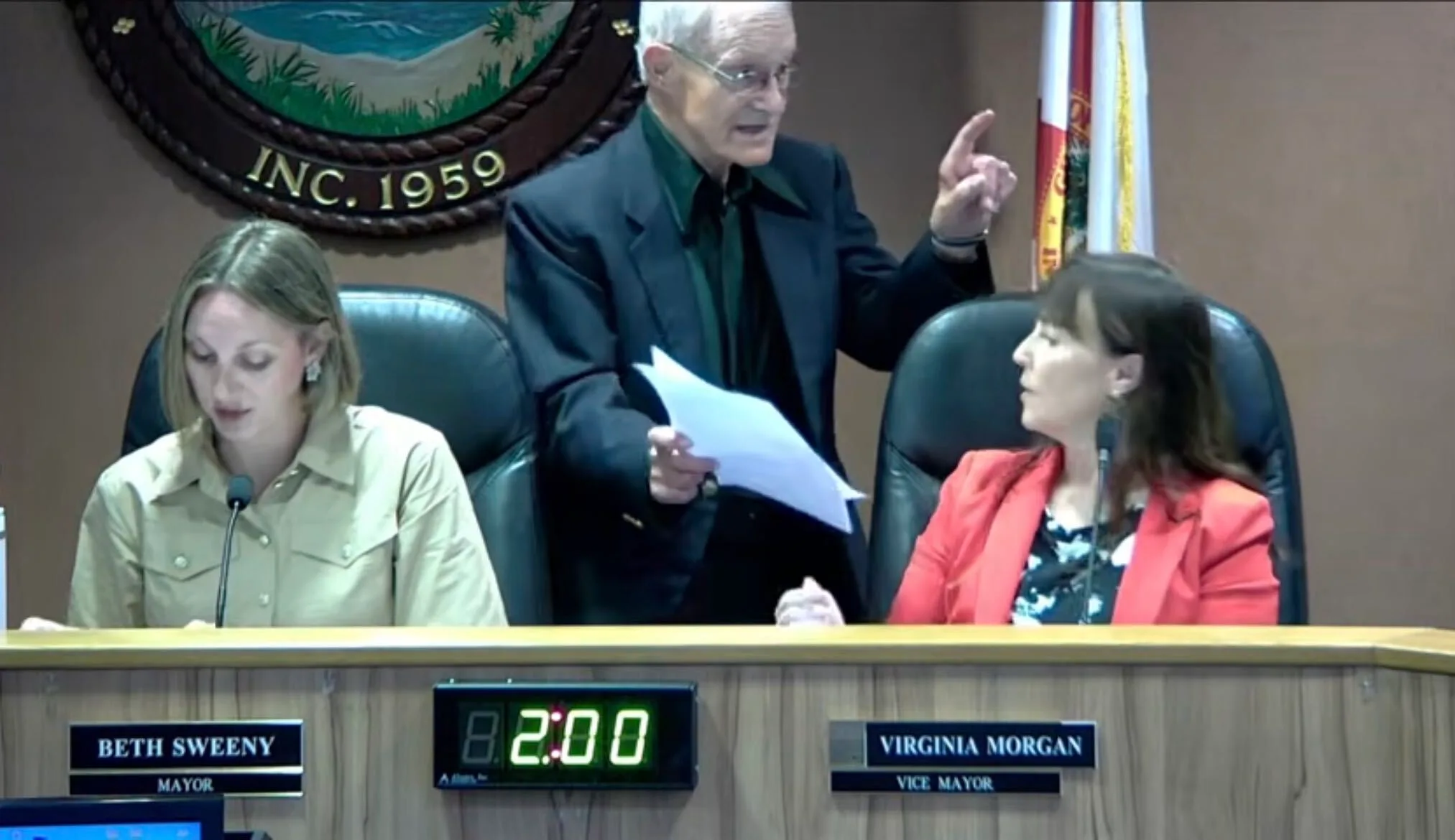 city of st. augustine beach commission meeting screenshot
