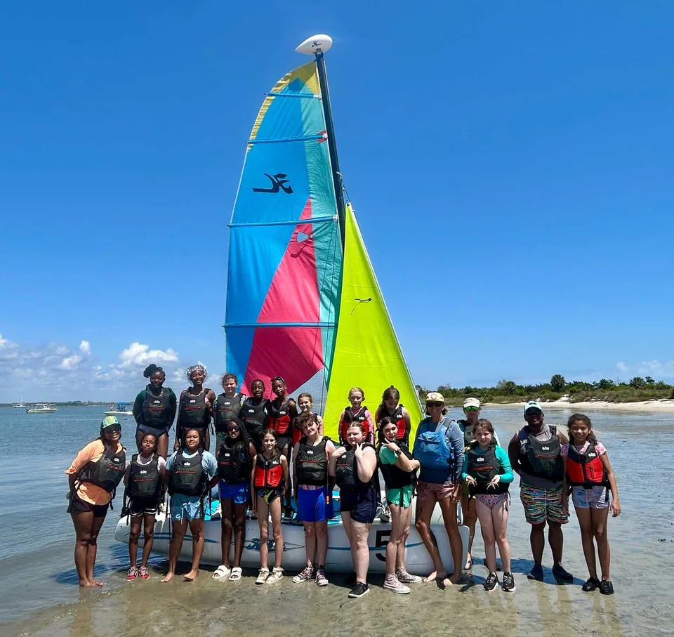 St. Augustine Yacht Club Sailing Center Provides Girls with First-ever Sailing Adventure