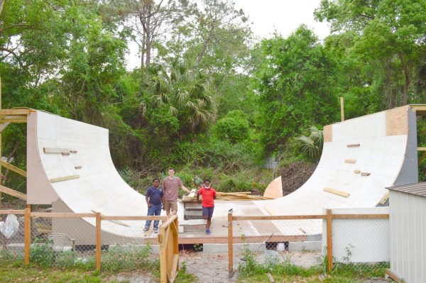 LOCAL TEACHER BUILDS VERTICAL SKATE RAMP FOR COMMUNITY KIDS