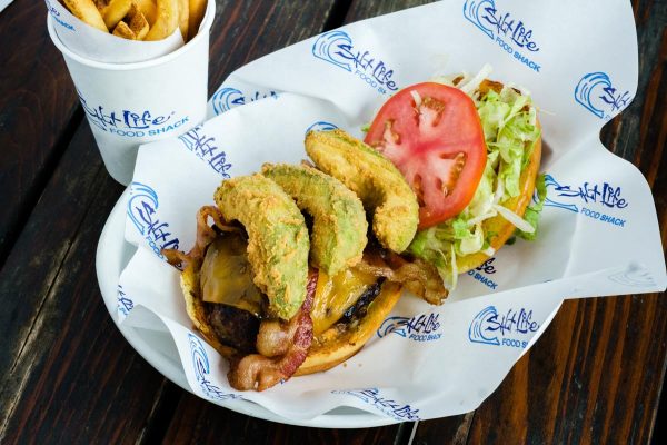 big wave burger at salt life food shack
