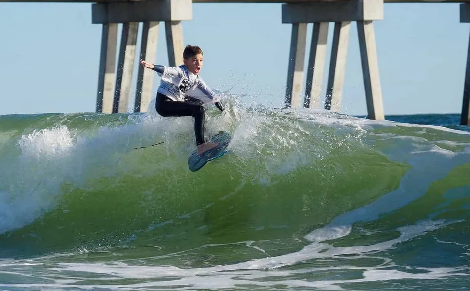 Nine-Year-Old Julian Davis Finds His Voice Through Surfing