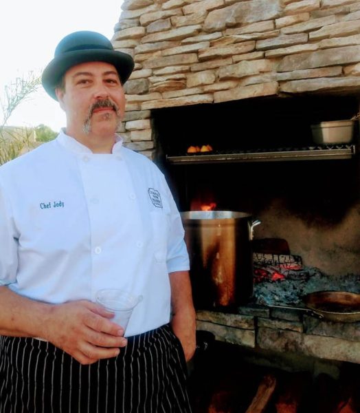 Chef Jody Petronella cooks for an italian chef pop up at marina munch food truck park in st augustine
