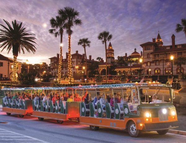 Old Town Trolley Tours in St. Augustine for Nights of Lights