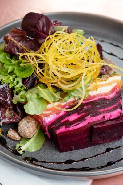 a colorful dish at catch 27 st augustine