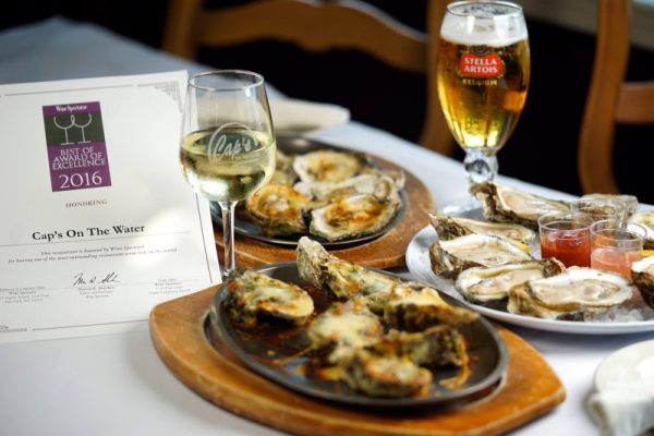 Three Oyster Dishes from Cap's On The Water in St. Augustine