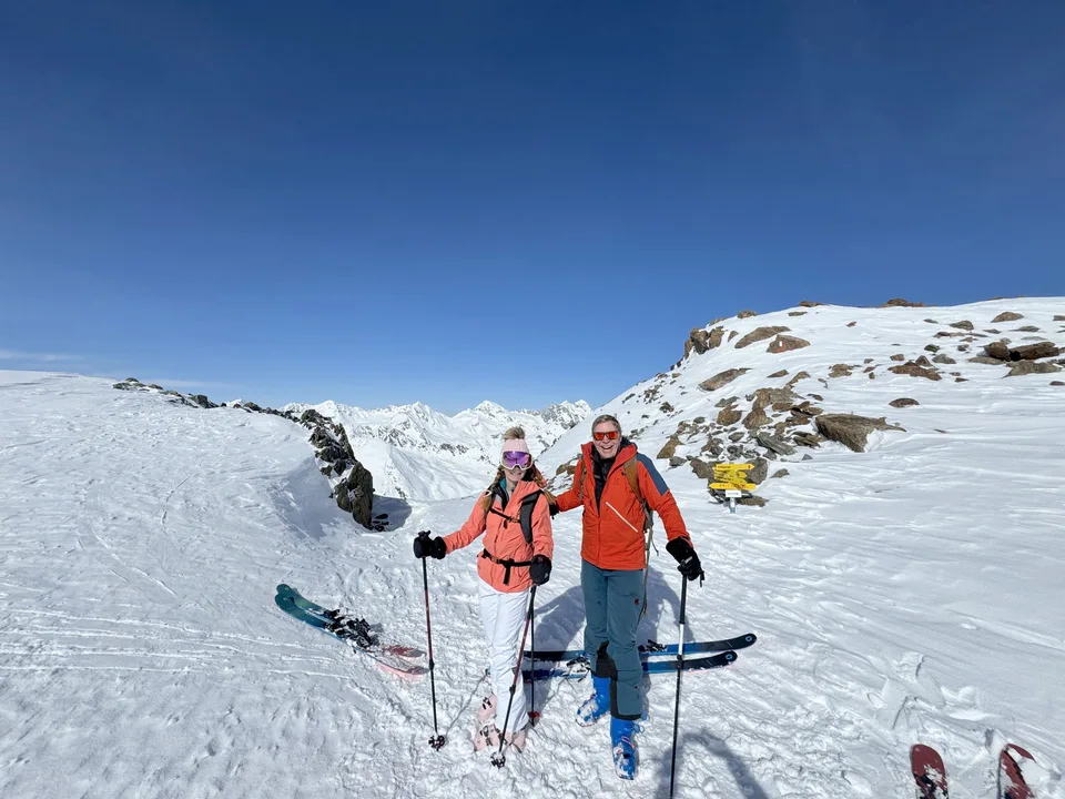 Heather and Greg Burke Ski Toward 350 Resorts Worldwide