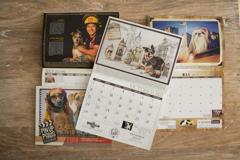 St. Augustine Humane Society Announces the Theme of Its 10th Annual Pin Up Paws Calendar