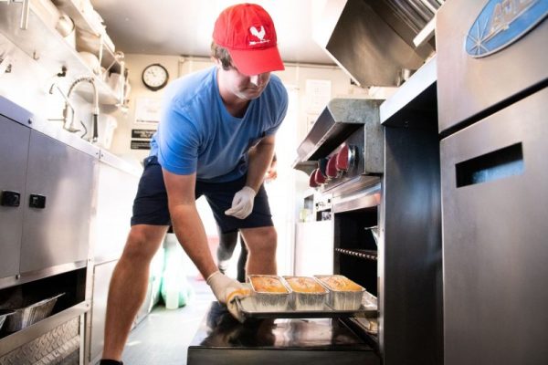 Spencer Upchurch of Fried Chicken Kitchen Food Truck in St. Augustine makes Housemade Cornbread