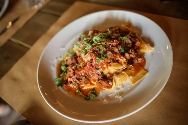 pasta dish from terra and acqua