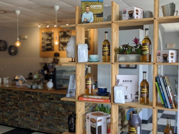 Luna Cafe & Coffee Shop interior in St. Augustine