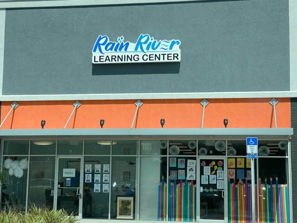 ribbon cutting ceremony at rain river learning center in st augustine florida