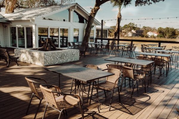 Deck of St. Augustine Fish House & Oyster Company