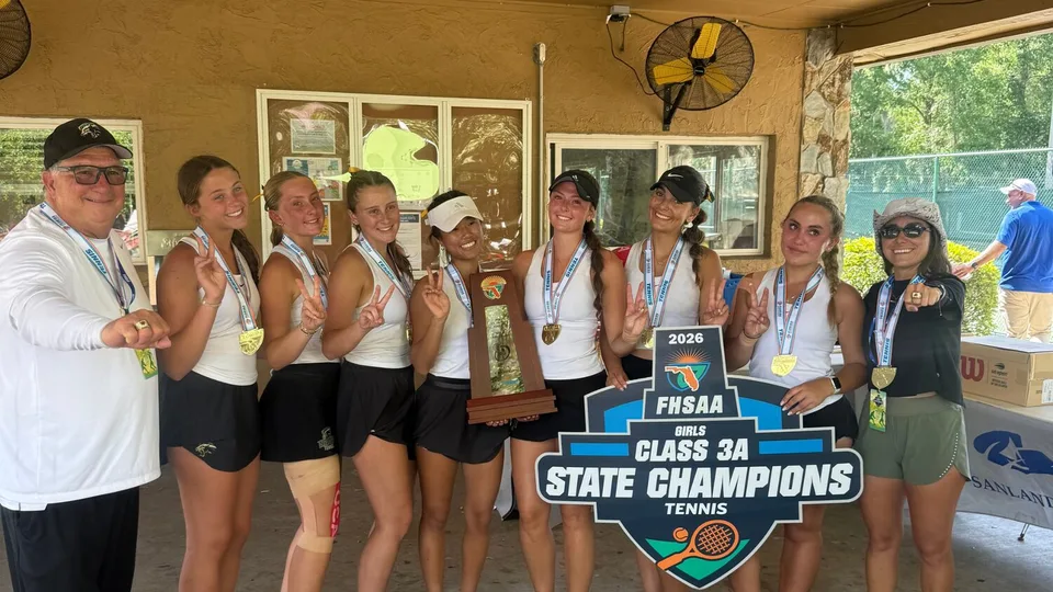 Nease Girls Sweep State Tournament While Boys Doubles Duo Captures Championship Title in Dominant Tennis Season Finish