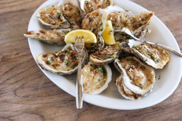 Broiled Oysters from St. Augustine Fish Camp